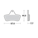 Racing Brake Pads ATV For Arctic Cat (Textron) 300 2X4