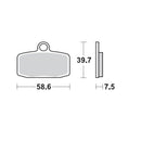 Racing Brake Pads Offroad For Husqvarna TC 85 17/14