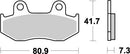 Nitro Brake Pads For Honda ATC 250 R LC