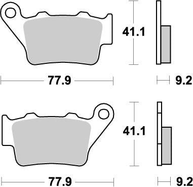 Nitro Brake Pads For Benelli BX 449
