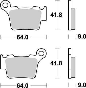 Nitro Brake Pads For BMW G 450 X