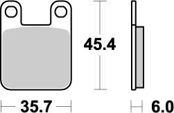 Nitro Brake Pads For Aprilia Climber 280 R