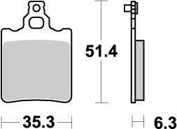 Nitro Brake Pads For KTM SX 65