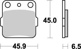Nitro Brake Pads For Honda ATC 250 R