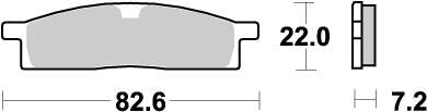 Nitro Brake Pads For Yamaha YZ 65