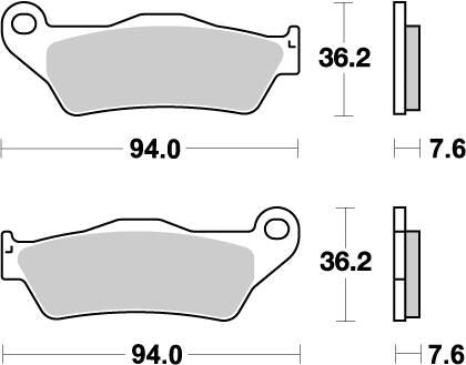 Nitro Brake Pads For Benelli BX 505