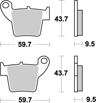 Nitro Brake Pads For Fantic XEF 125