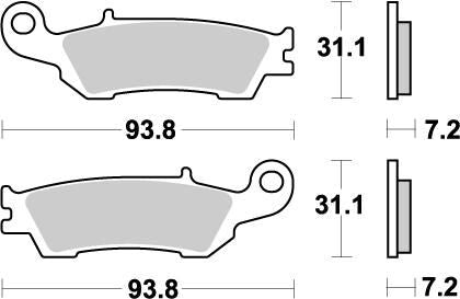 Nitro Brake Pads For Fantic XE 125