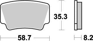 Nitro ATV Brake Pads For KTM XC 450 ATV