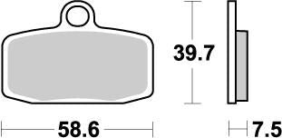 Nitro Brake Pads For GasGas TXT 125 GP