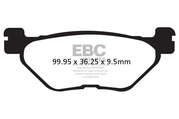 Vee Semi-Sintered Brake Pads | Vendor No FA319/2V