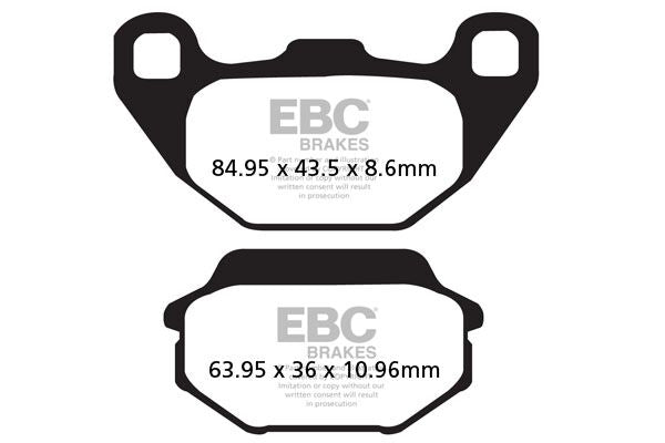 SFA-HH Series Sindered Scooter Brake Pads | Vendor No SFA305HH