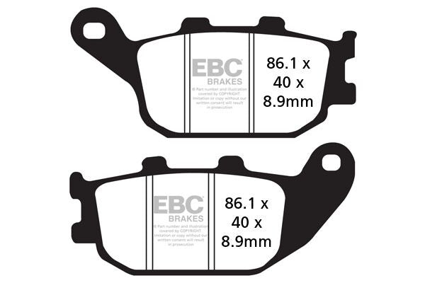 SFA-HH Series Sindered Scooter Brake Pads | Vendor No SFA358HH