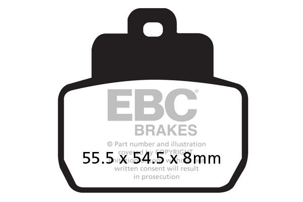 SFA-HH Series Sindered Scooter Brake Pads | Vendor No SFA425HH