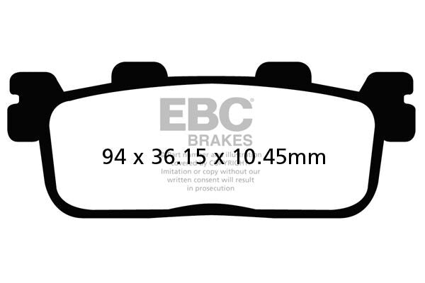 SFA-HH Series Sindered Scooter Brake Pads | Vendor No SFA607HH