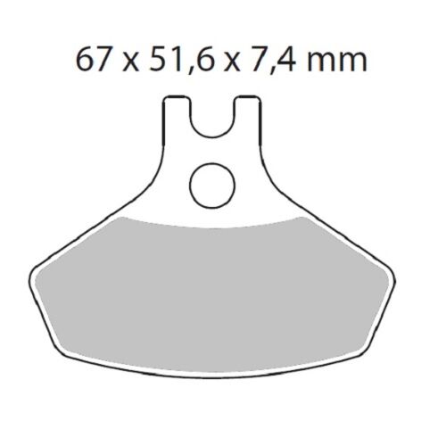 Nitro ATV Brake Pads For Can AM (BRP) DS 450 EFI 2x4