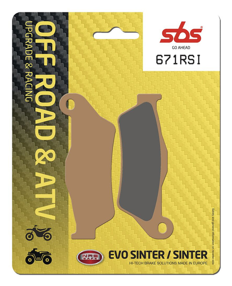 RSI Offroad Racing Sintered Brake Pads For Aprilia MX 125