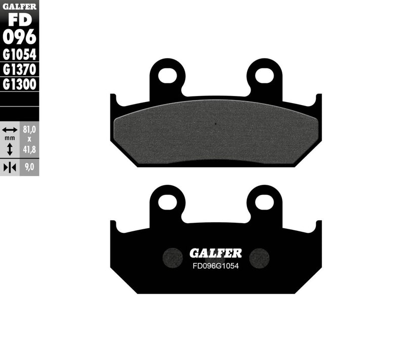 Semi-Metallic Brake Pads For Honda CBR 400 R - 81 MM