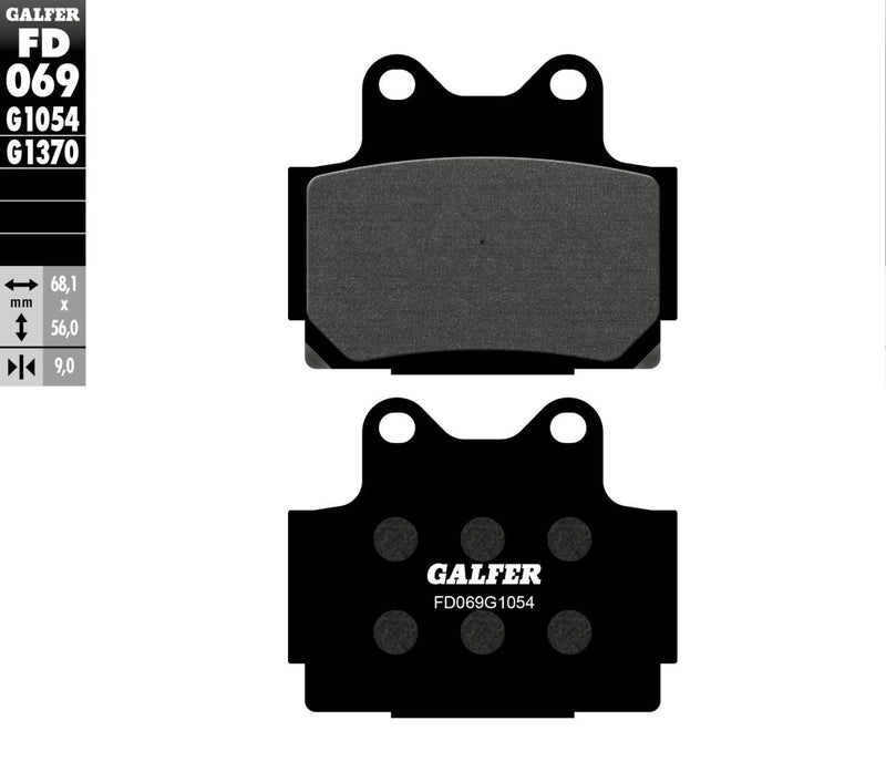 Semi-Metallic Brake Pads For Yamaha FZR 250 R