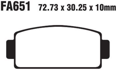 R Series Heavy Duty Sindered Brake Pads | Vendor No FA651R