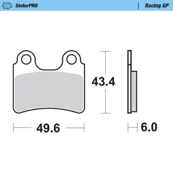 Racing GP SinterPRO Offroad Brake Pads For AJP PR3 125