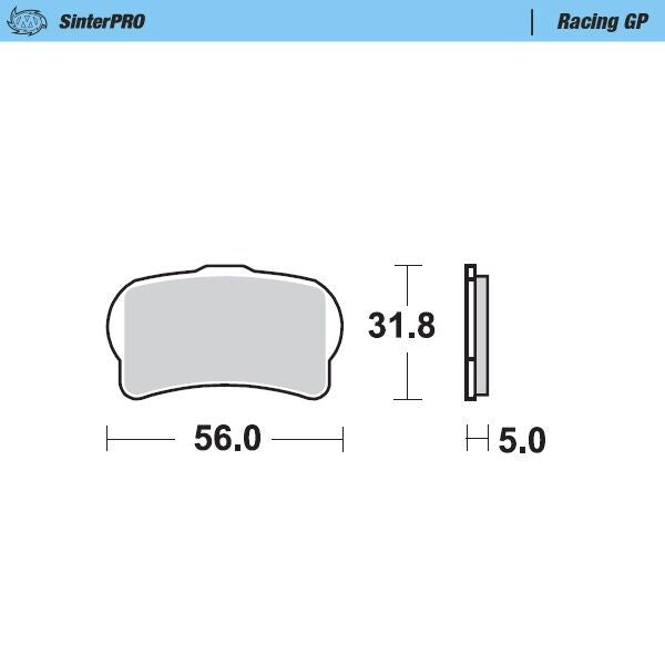 Racing GP SinterPRO Offroad Brake Pads For GasGas TXT 125 GP