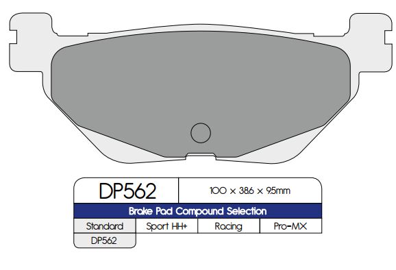 Standard Sintered Metal Brake Pads For Yamaha XP 530 T-Max 2012-2016