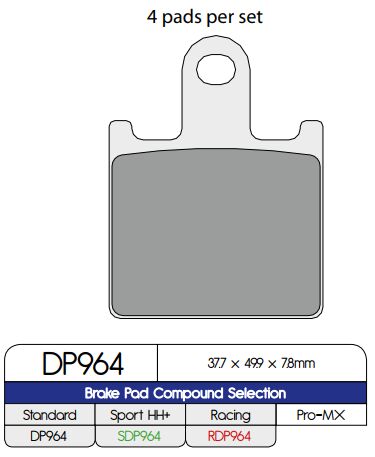 Standard Sintered Metal Brake Pads For Kawasaki GTR 1400 2008-2011