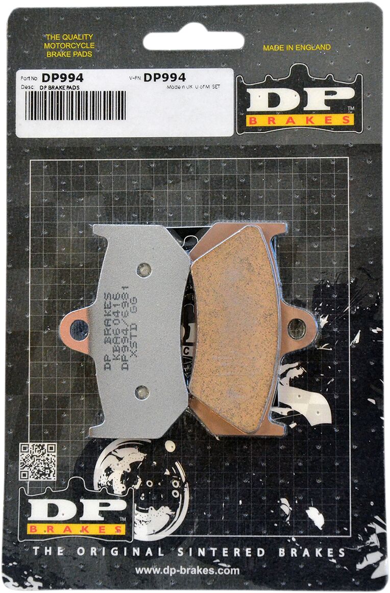 Standard DP Sintered Brake Pads For MV Agusta BRUTALE 1078 RR 2008-2009 - 69.8 MM
