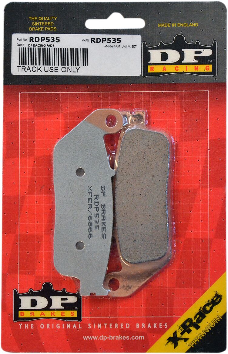 RDP X-Race Titanium Sintered Brake Pads For Honda CB 300 F ABS 2015-2018 - 102 MM