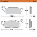 RoadPRO Sinder Brake Pad Front For Honda CB 500 F
