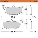 RoadPRO Sinder Brake Pad Rear For Suzuki DL 1000 ABS