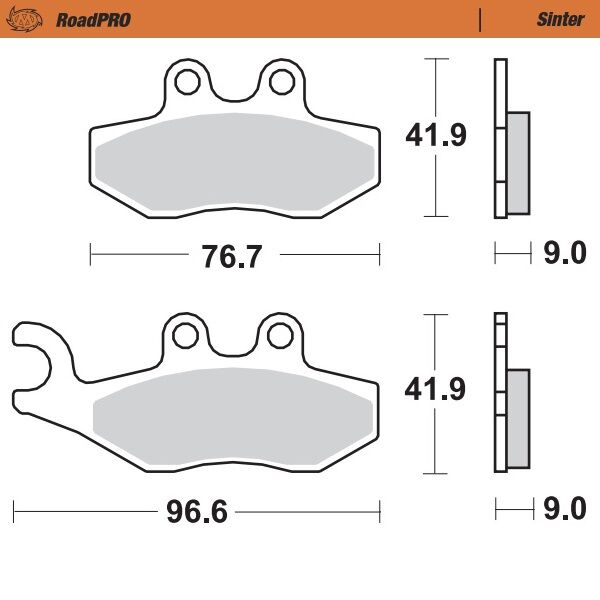 RoadPRO Sinter Scooter For Aprilia Sportcity One 50 AC