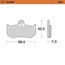 RoadPRO Sinder Brake Pad Rear For MV Agusta Brutale 1078 RR