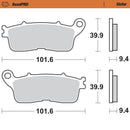 RoadPRO Sinder Brake Pad Rear For Honda VFR 1200 F