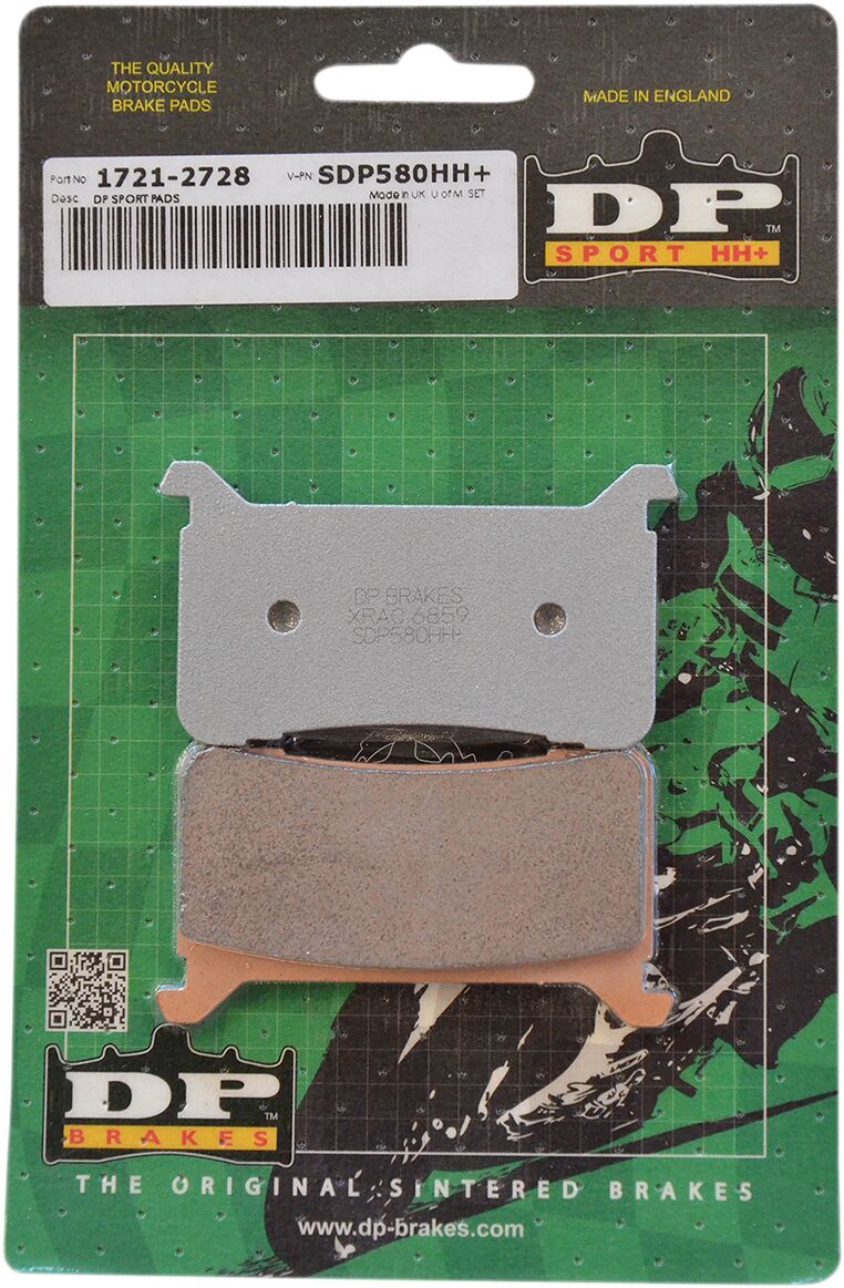 SDP Sport HH+ Sintered Brake Pads For Honda CB 1000 R ABS 2018-2024 - 78 MM