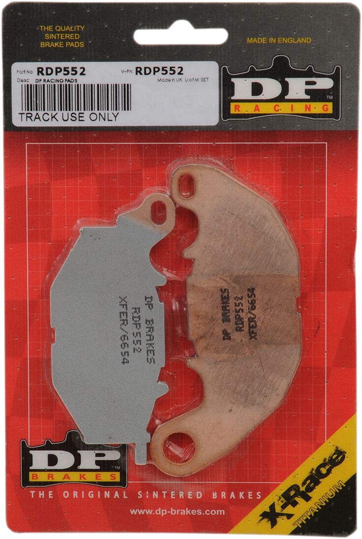 RDP X-Race Titanium Sintered Brake Pads For Yamaha CZD 300 A 2017-2020 - 113.3 MM