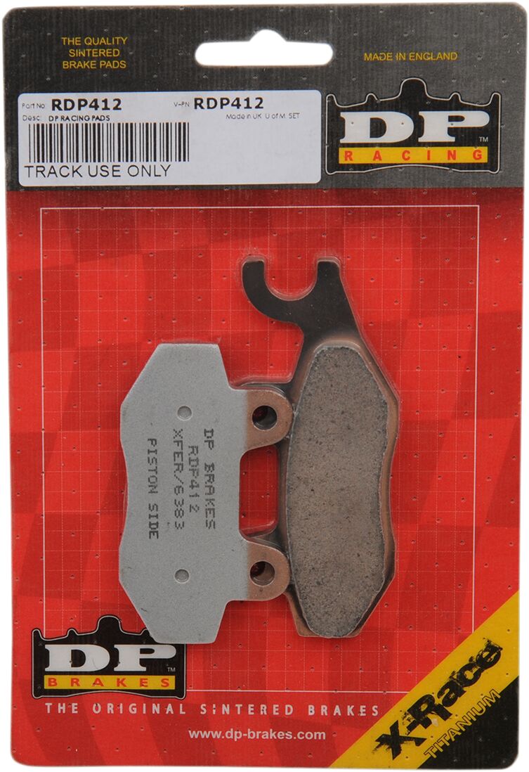 RDP X-Race Titanium Sintered Brake Pads For Benelli BN 125 CBS 2018-2020 - 77 MM