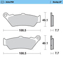 Racing GP SinterPRO Offroad Brake Pads For Aprilia Tuareg 660 ABS