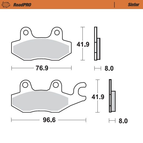 RoadPRO Sinter Scooter For Benelli Caffenero 125