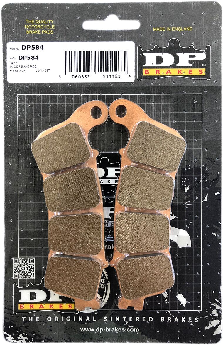 Standard DP Sintered Brake Pads For Honda GL 1800 ABS 2018-2024 - 118 MM