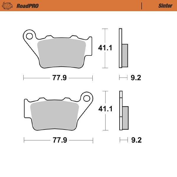 RoadPRO Sinter Scooter For BMW C 400 X ABS