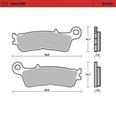 Supermoto Brake Pads For Fantic XEF 450