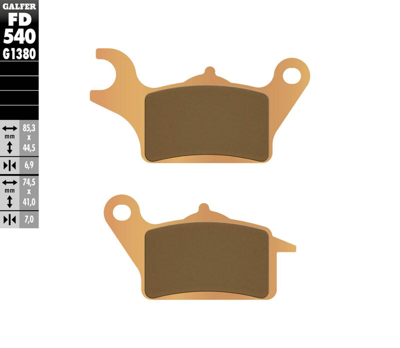 HH Sintered Brake Pads For Honda EM1 e