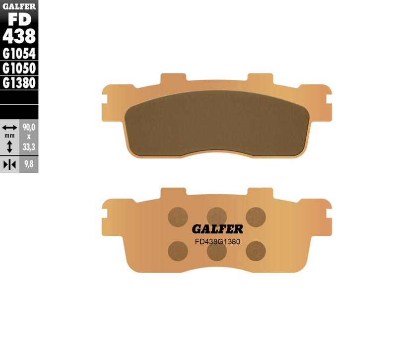 HH Sintered Brake Pads For Kawasaki J 125 ABS - 90 MM