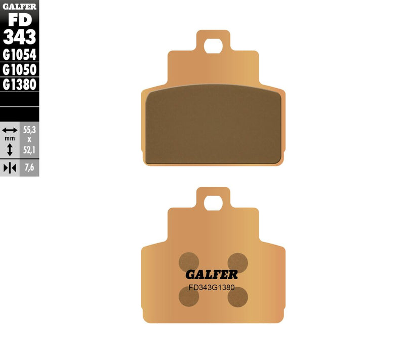 HH Sintered Brake Pads For Piaggio X10 125 I.E.