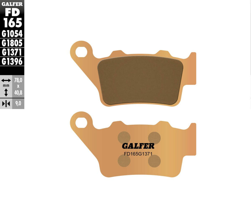 HH Sintered Brake Pads For Aprilia Caponord 1200 ABS - 78 MM