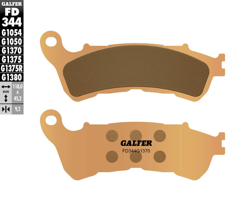HH Sintered Brake Pads For Aprilia SR GT 125 ABS - 118 MM