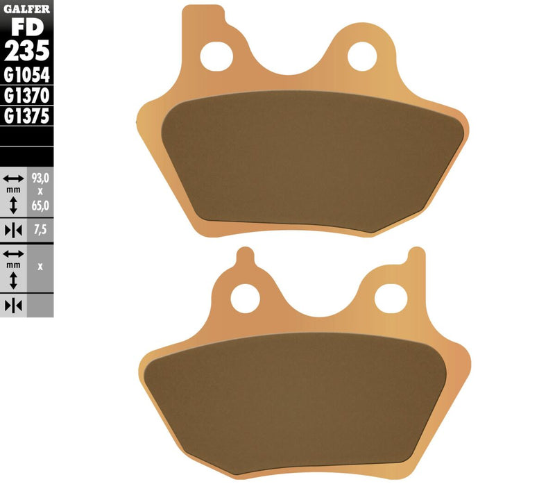 HH Sintered Brake Pads For Harley Davidson FLHR 1450 2000-2006