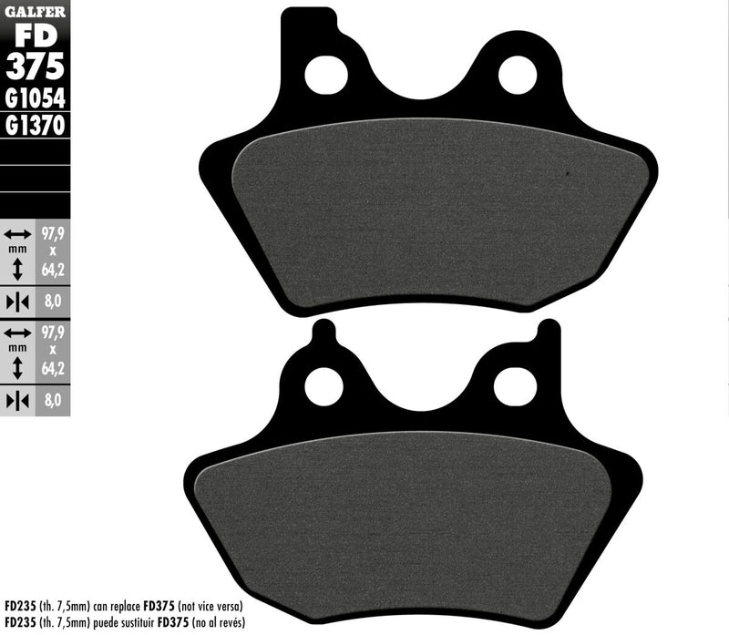 HH Sintered Brake Pads For Harley Davidson FLSTC 1450